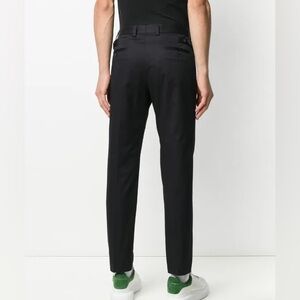 Dolce & Gabbana Stretch Cotton Black Tailored Trousers